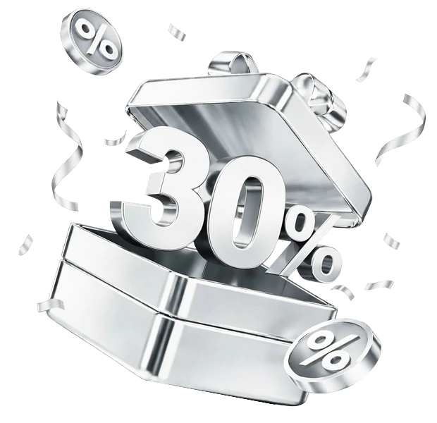 30% Welcome Bonus